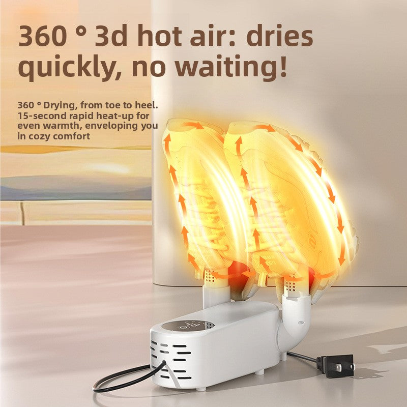Folding Electric Shoe Dryer With Sterilizing Deodorizer