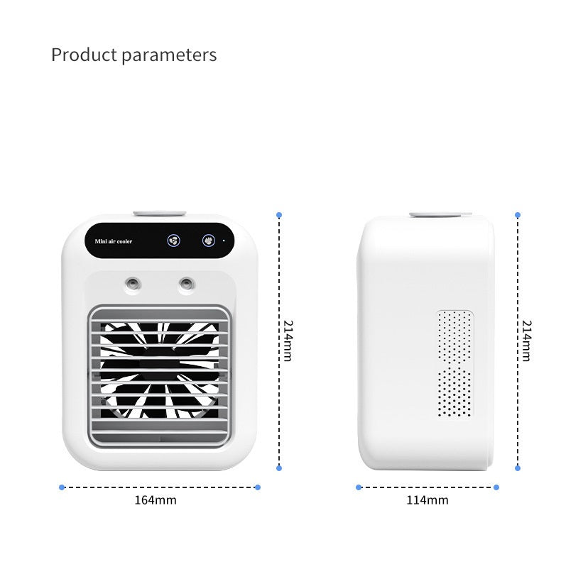 Portable USB Air Cooler Fan – Mini Water Cooling AC