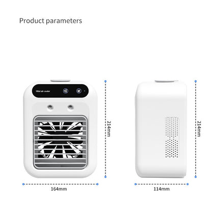 Portable USB Air Cooler Fan – Mini Water Cooling AC
