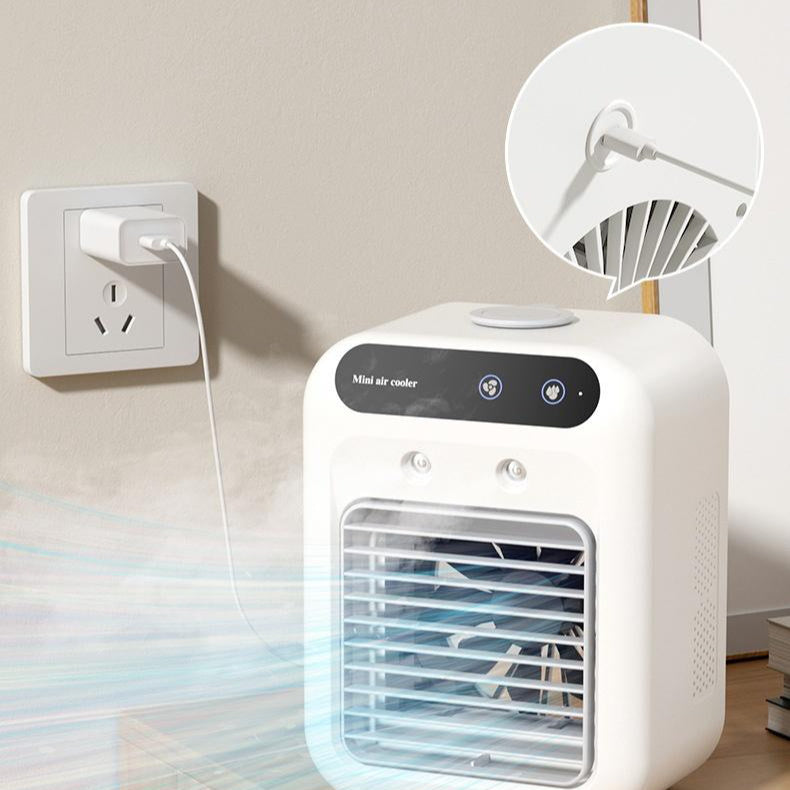 Portable USB Air Cooler Fan – Mini Water Cooling AC