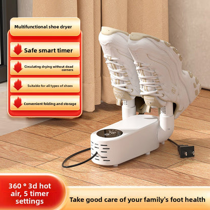 Folding Electric Shoe Dryer With Sterilizing Deodorizer