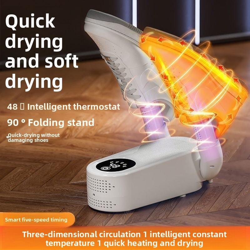 Folding Electric Shoe Dryer With Sterilizing Deodorizer